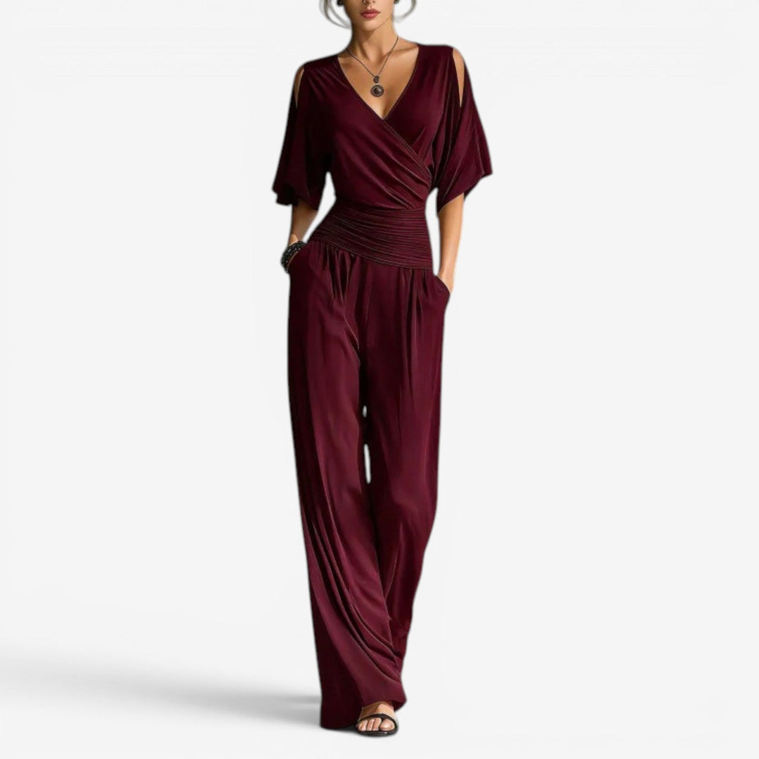 Cherryl™ Off shoulder jumpsuit