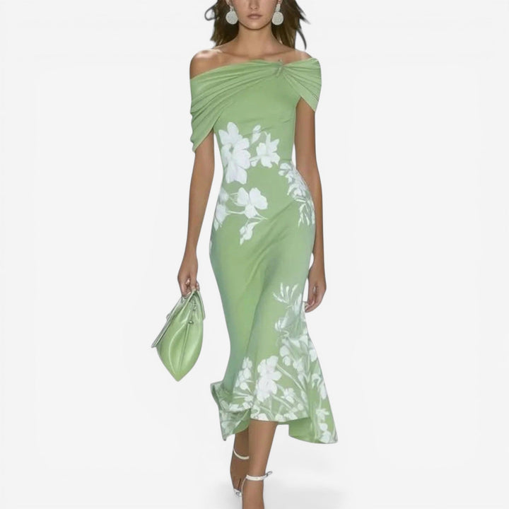 Glaiza | Floral midi dress