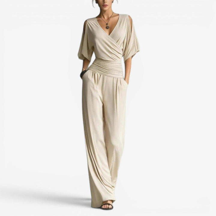 Cherryl™ Off shoulder jumpsuit