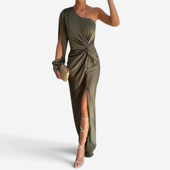 Yasmine™ One-Shoulder Maxi Dress