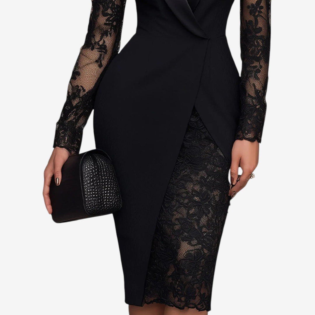 Annabelle™ Elegant Lace-Detail Dress