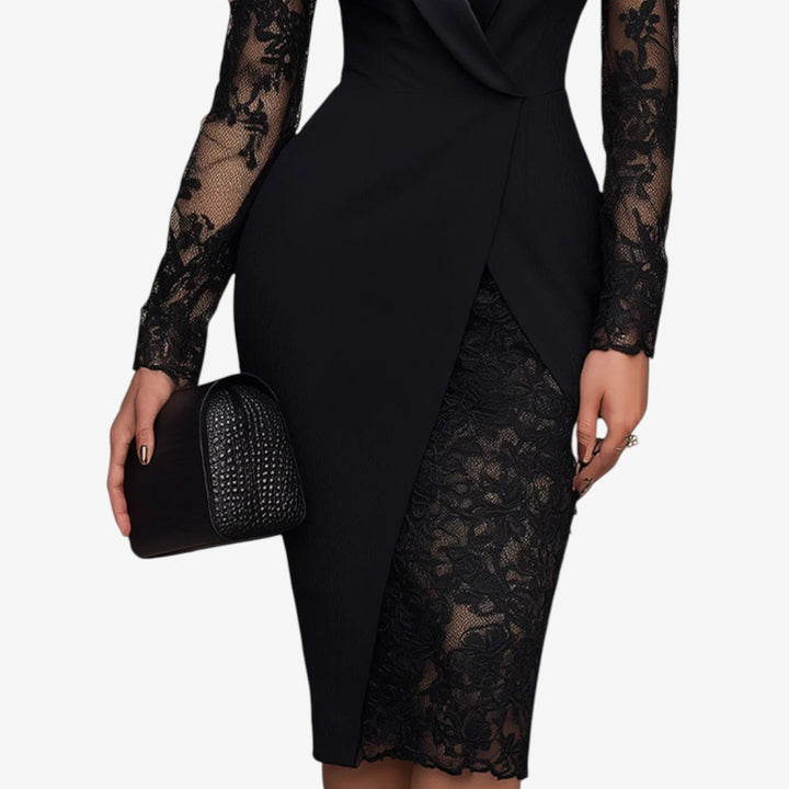 Annabelle™ Elegant Lace-Detail Dress