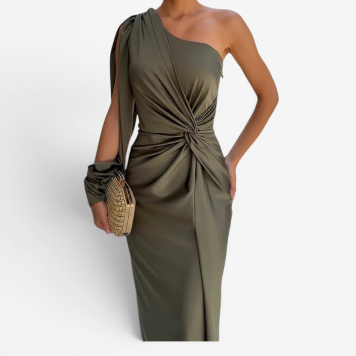 Yasmine™ One-Shoulder Maxi Dress