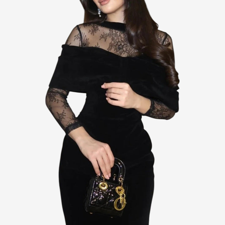 Stephania™ Lace Evening Dress