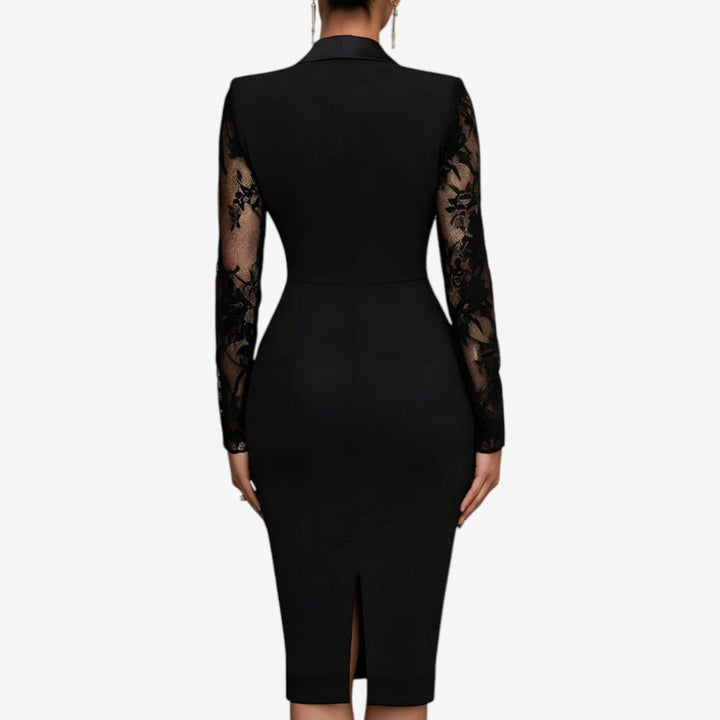 Annabelle™ Elegant Lace-Detail Dress
