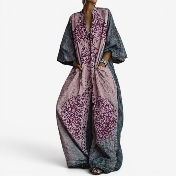 Kylie™ Ethnic Print Jumpsuit