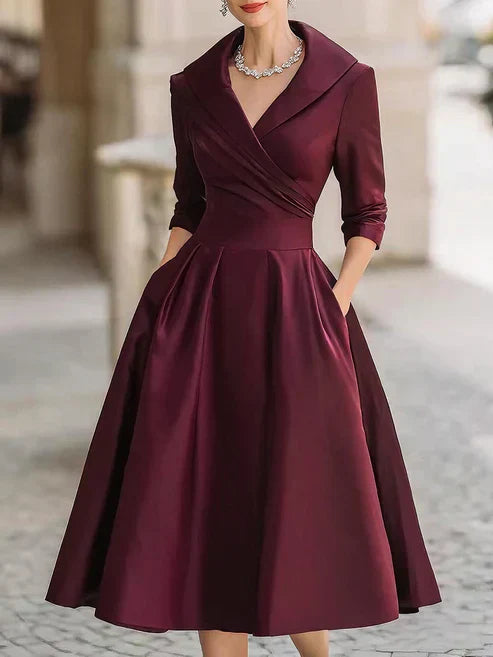 ALICIA | Elegant Midi Dress