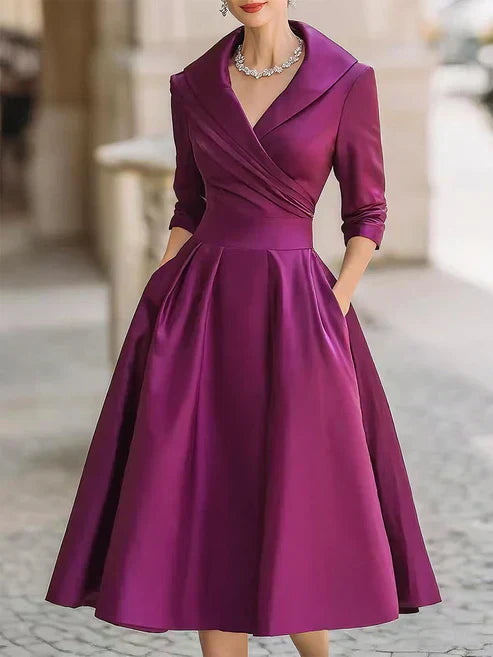 ALICIA | Elegant Midi Dress
