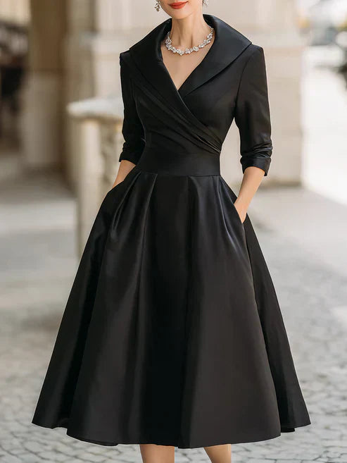 ALICIA | Elegant Midi Dress