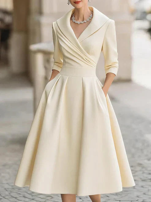 ALICIA | Elegant Midi Dress