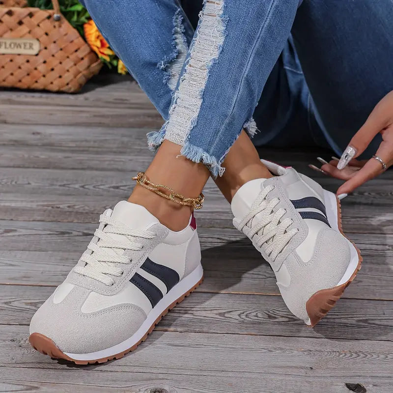 Jamie | Women's Lace-Up Retro Sneakers