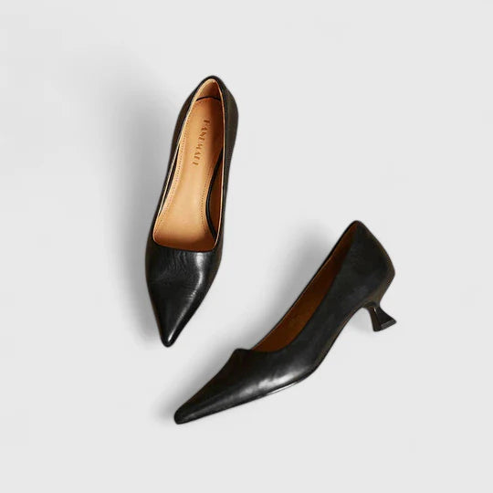 Jayla | Women's Pointed Toe Kitten Heel Dress Shoes