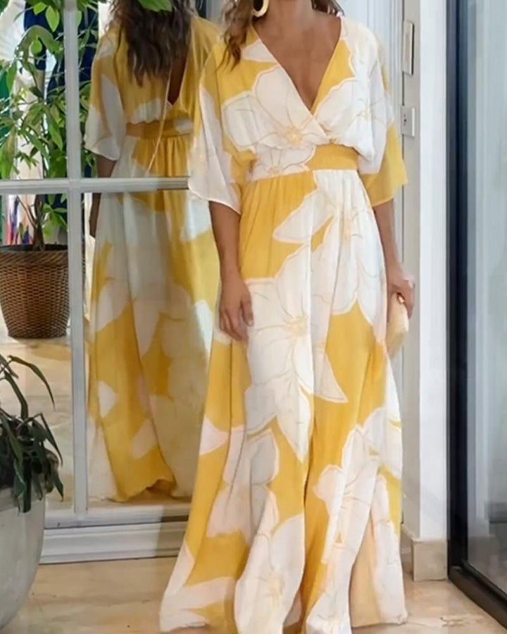 Susan | Floral Midi Dress