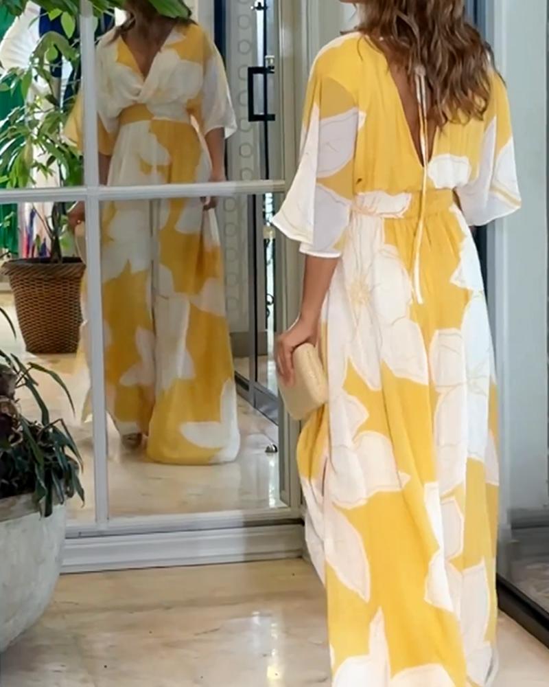 Susan | Floral Midi Dress