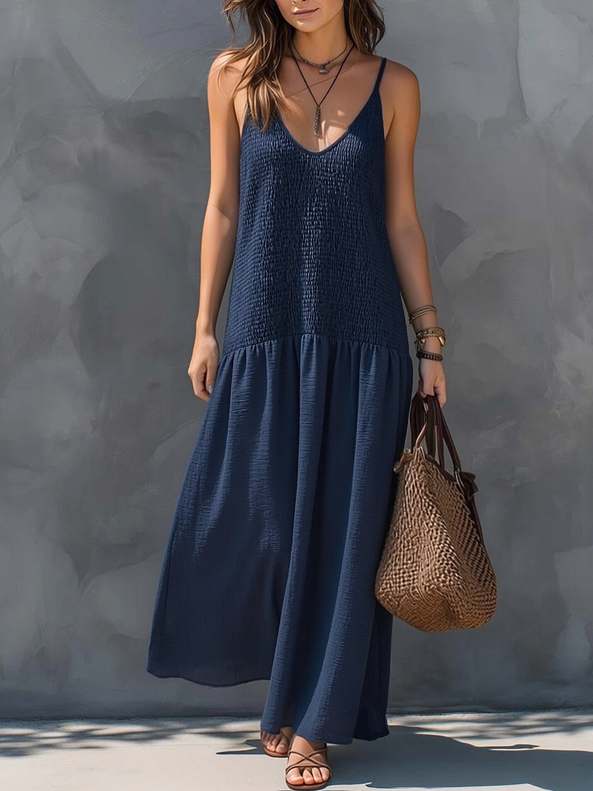LUNA | Maxi Boho Patchwork Dress