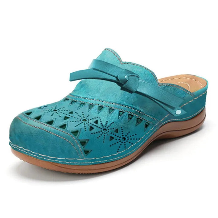 Lola | Women's Bow Accent Cutout Slip-On Clogs