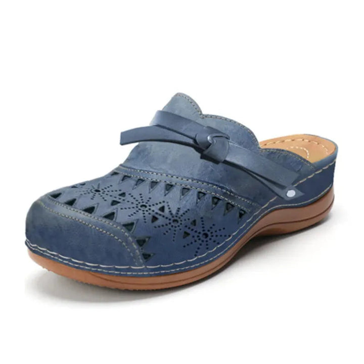 Lola | Women's Bow Accent Cutout Slip-On Clogs