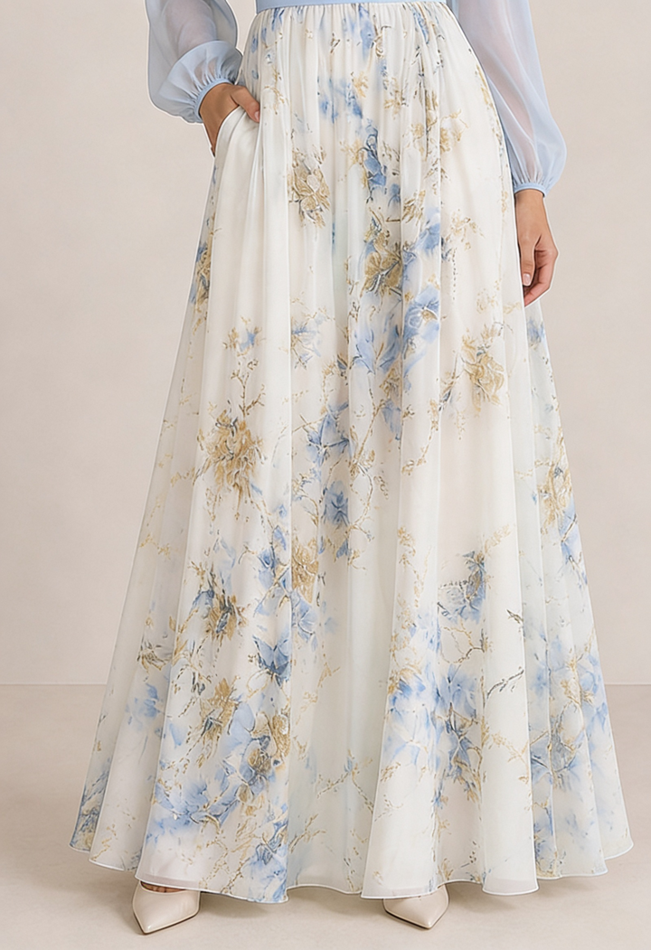 VERA | Long floral dress