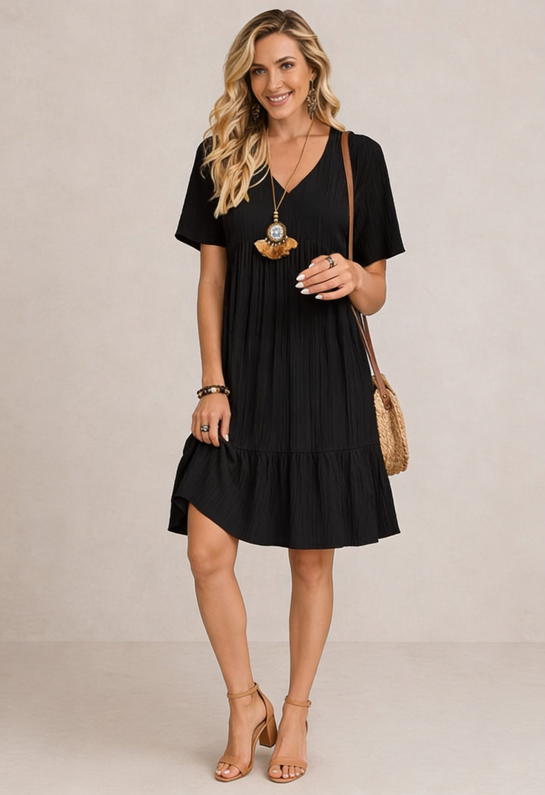 ROVENA | Mini Boho Dress