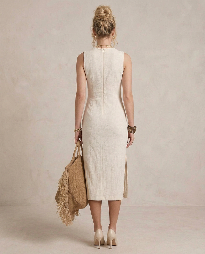 YASSI | Midi Ribbed Dress