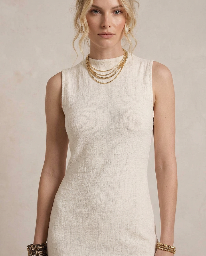 YASSI | Midi Ribbed Dress