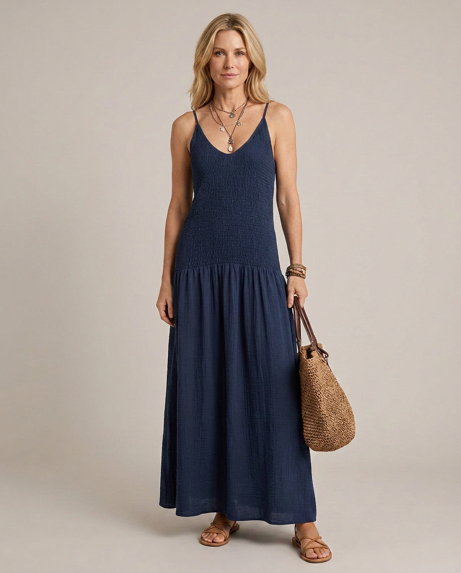 LUNA | Maxi Boho Patchwork Dress