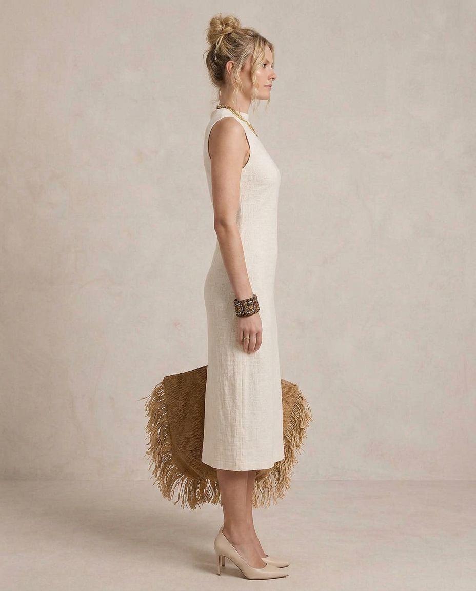 YASSI | Midi Ribbed Dress