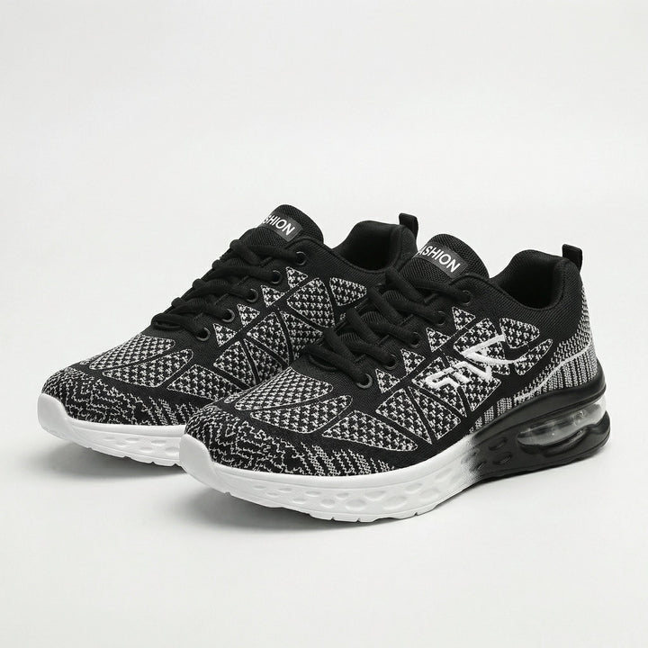 WalkMora Orthopedic Shoes - White Black