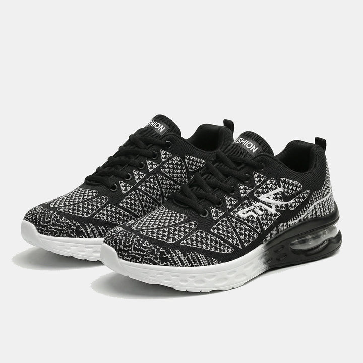 WalkMora Orthopedic Shoes - White Black
