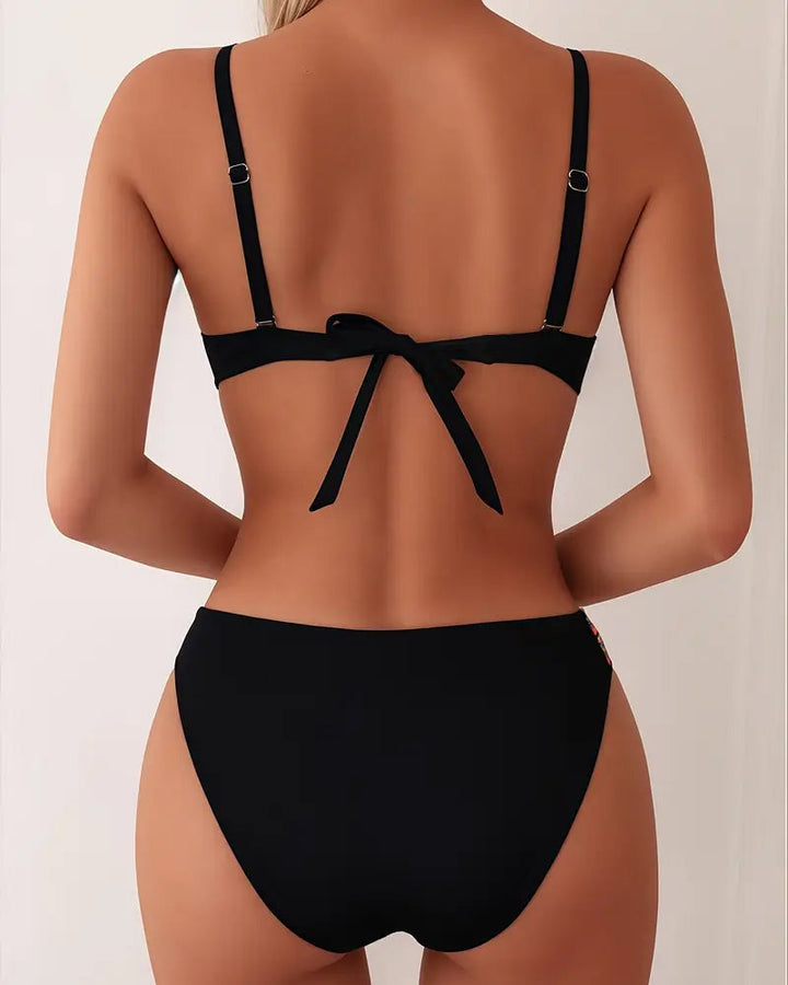 Rhonda | Bikini Set with Colorful Trim