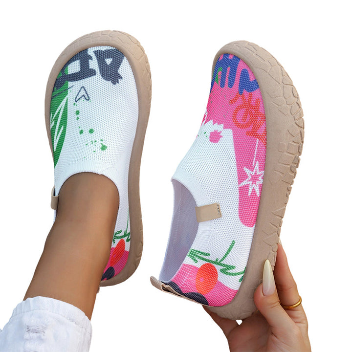 Zara | Artistic Print Slip-On
