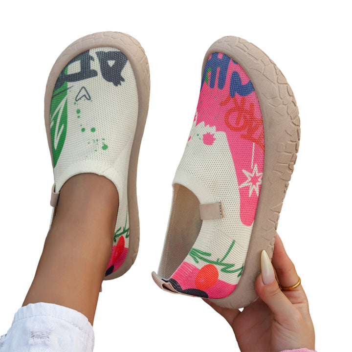 Zara | Artistic Print Slip-On
