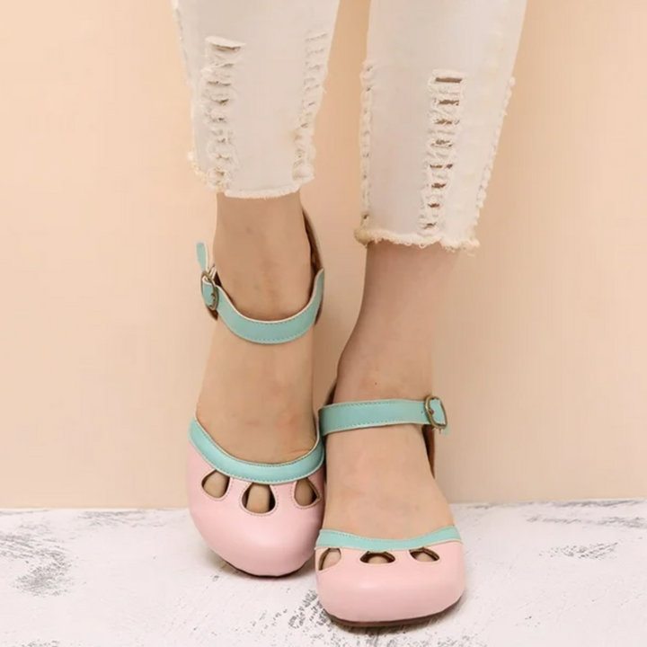 Women's Comfortable Low-Heeled Sandals