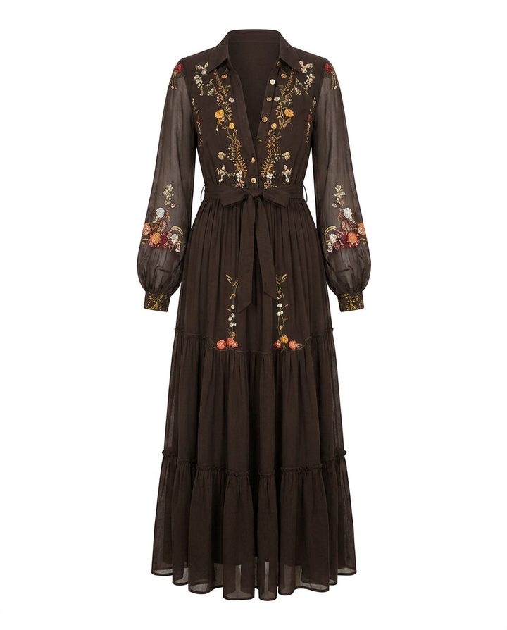 Jessica | Embroidered Bohemian Dress