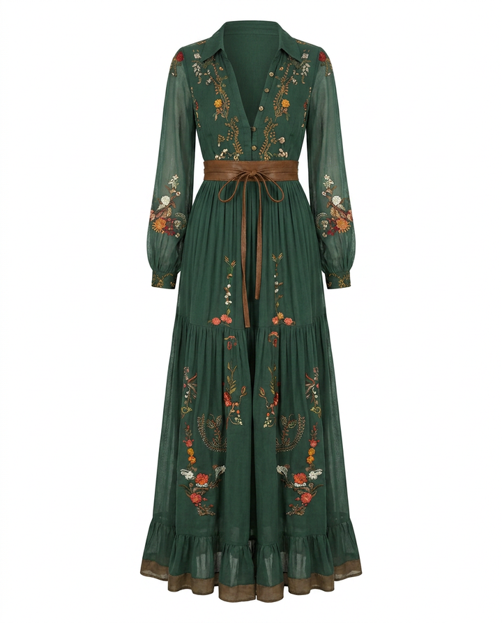 Jessica | Embroidered Bohemian Dress