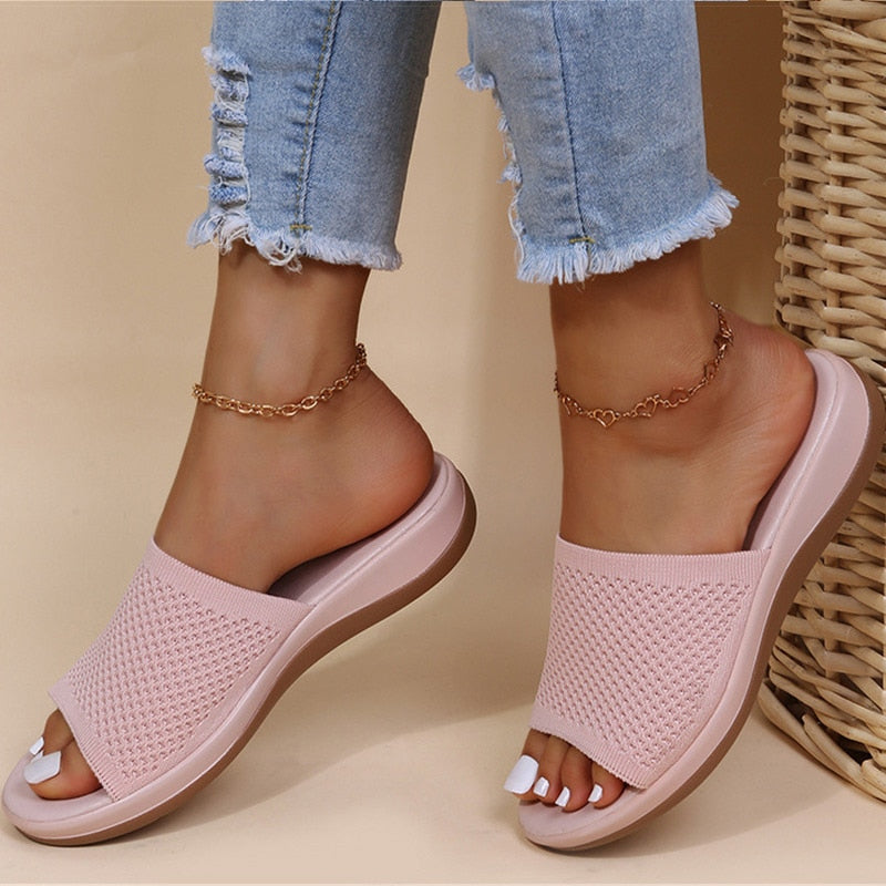 Penny | The Knit Slide Sandal